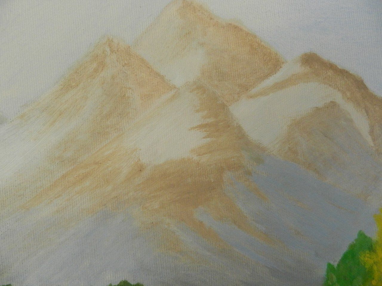 Gemälde: Landschaft Bild mit Gv Rohr 1983er – Gebraucht aus Emmenbrücke von Ulisse-22 3