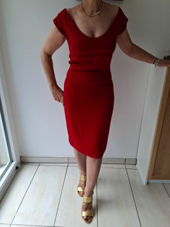 Robe rouge élégante neuve T42 ita Little Red Dress Dsquared