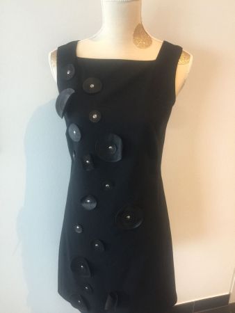 Robe Paco Rabanne noire