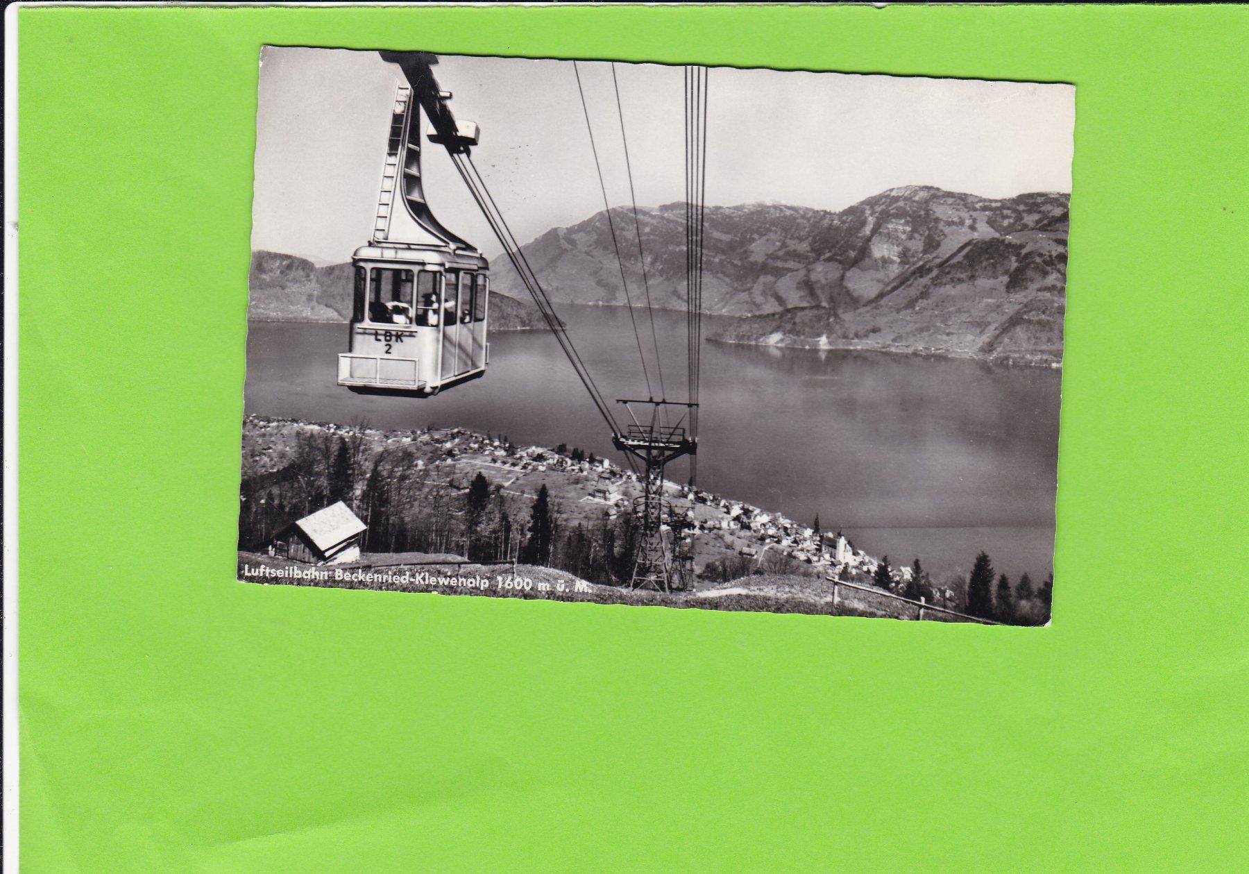 Cartoline postali: Luftseilbahn Beckenried-Klewenalp – Usato da St. Peterzell venduto da neckertal