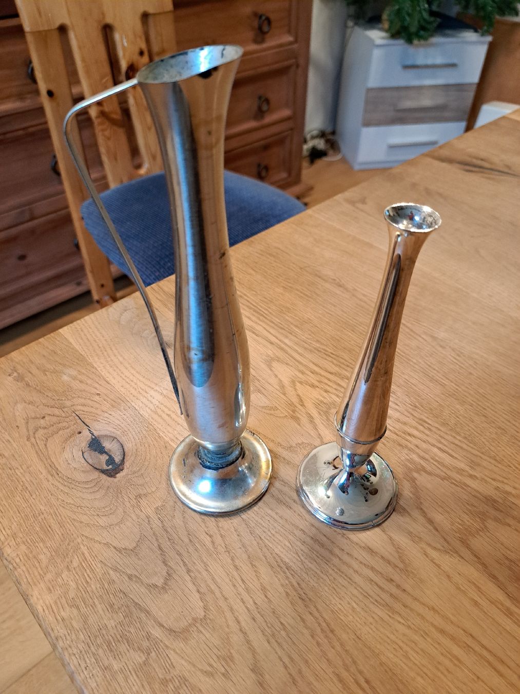 Vasi & Recipienti: 2 Vintage Vasen, versilbert – Usato da Pratteln venduto da mab_f2fz 1