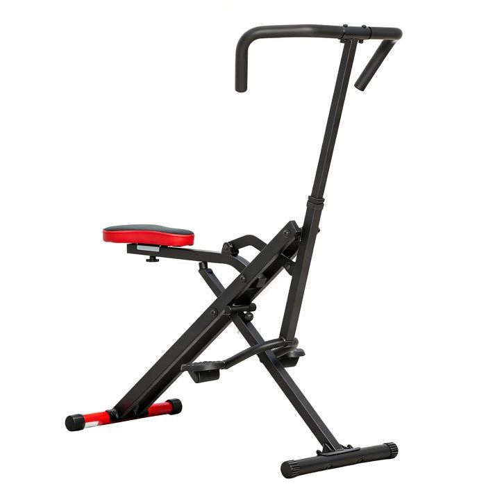 Hometrainer: Trainingsmaschine, verstellbar, klappbar, Rot B-Ware – Nuovo (secondo la descrizione) da Bottighofen venduto da swisshandel24