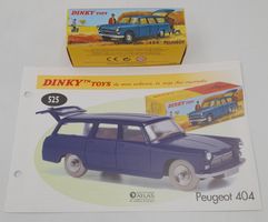 Dinky Toys 525 Peugeot 404 Commerciale Break Bleu 1/43