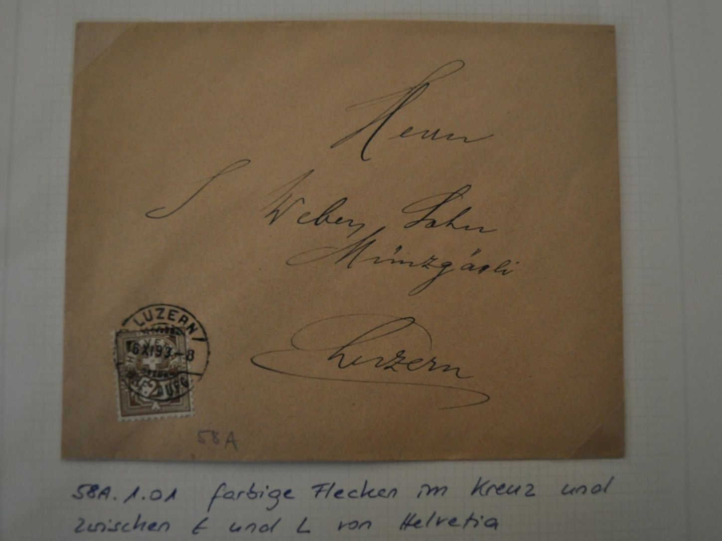 Tutti i francobolli: Brief  1893 (A16) – Usato da Zeihen venduto da Hammerpreise