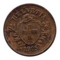 Schweiz / Suisse - 1 Rappen - 1905 - SS