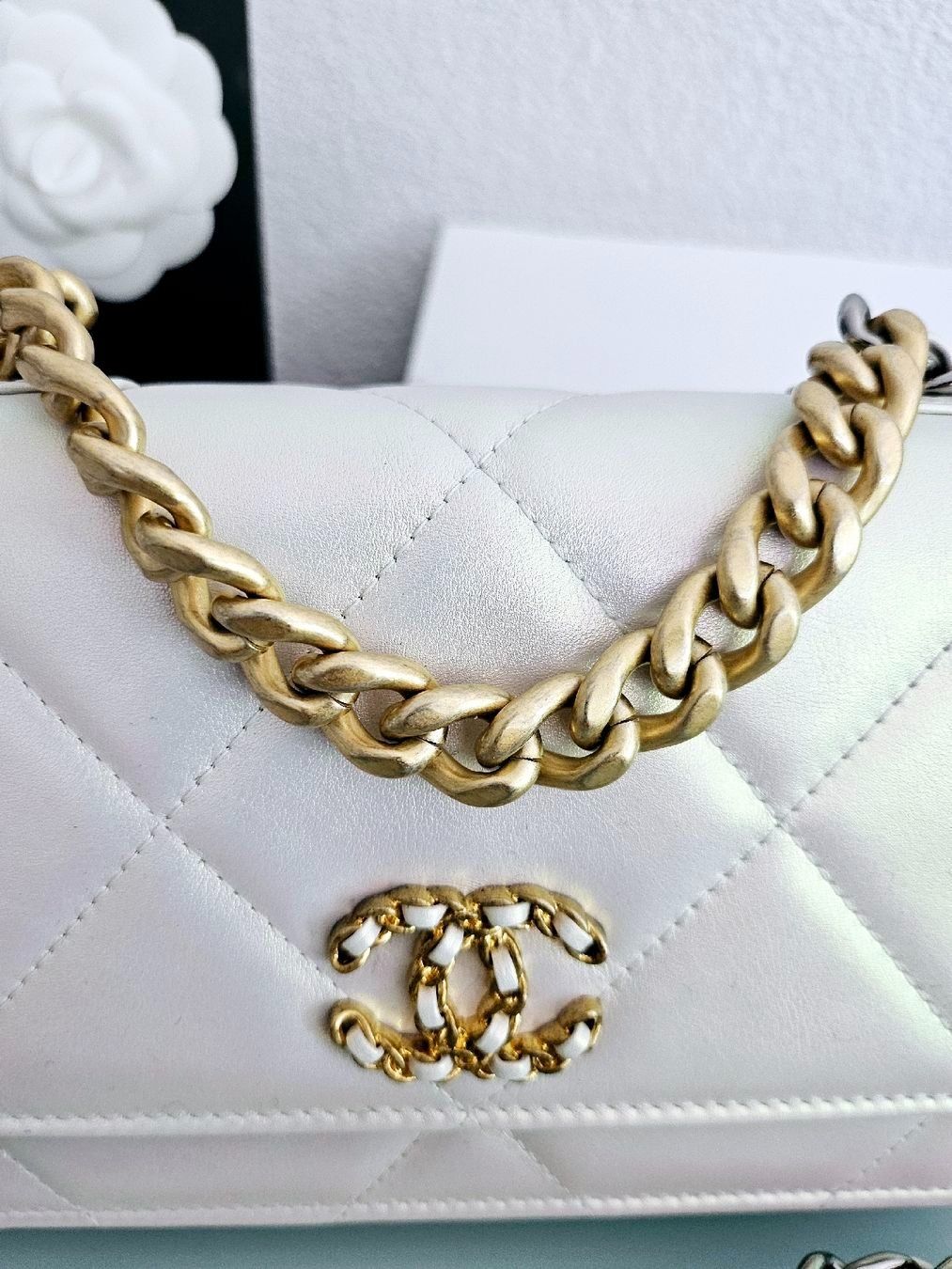 Chanel Borse da donna: Chanel WOC silber-weiss irisierend – Nuovo (secondo la descrizione) da Bern venduto da Sadler 5