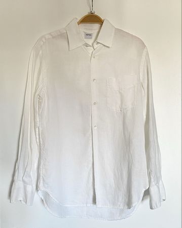 ASPESI LEINENBLUSE WEISS 38 NEUW.