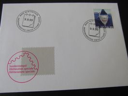 Schnapszahl 9.9.99 Sonderstempel SWISS STAMP Winterthur  971