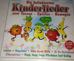 Die beliebtesten Kinderlieder (Tanzen-Spielen-Bewegen) 3 CD 