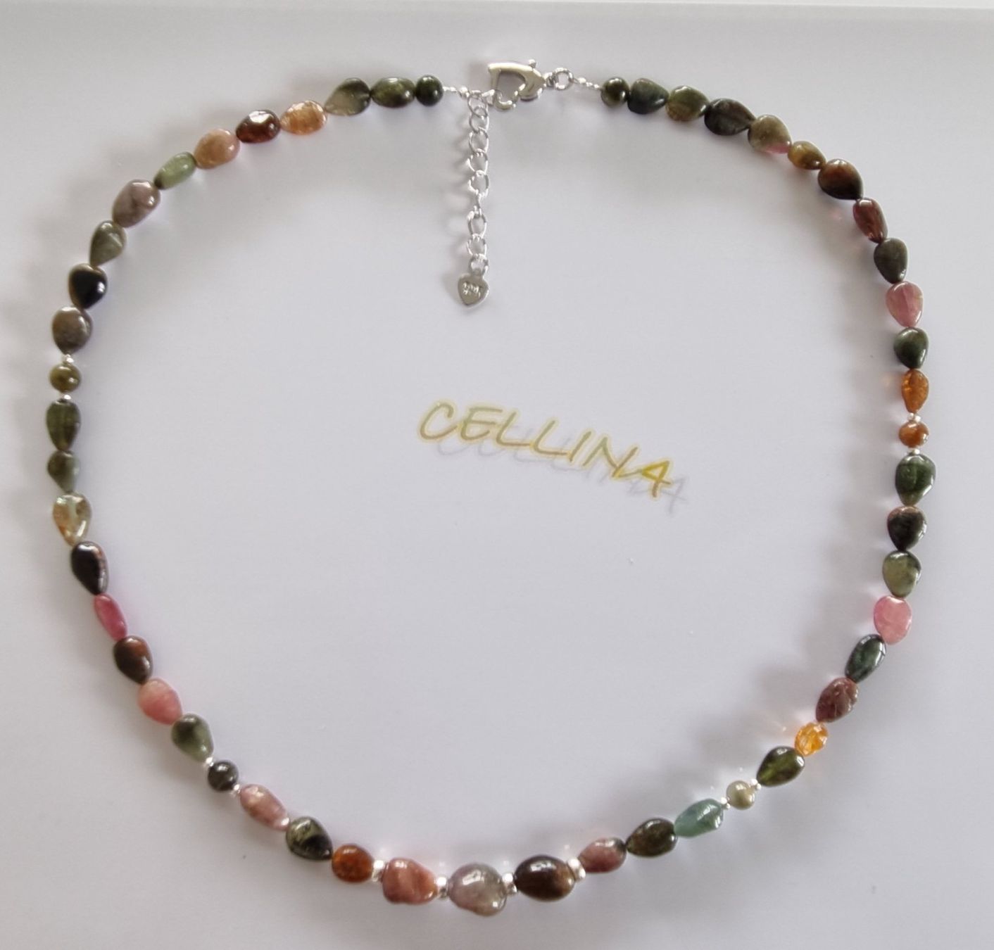 Catenine: Multiturmalin Halskette 87 – Nuovo e nell'imballaggio originale da Luzern venduto da Cellina1 1
