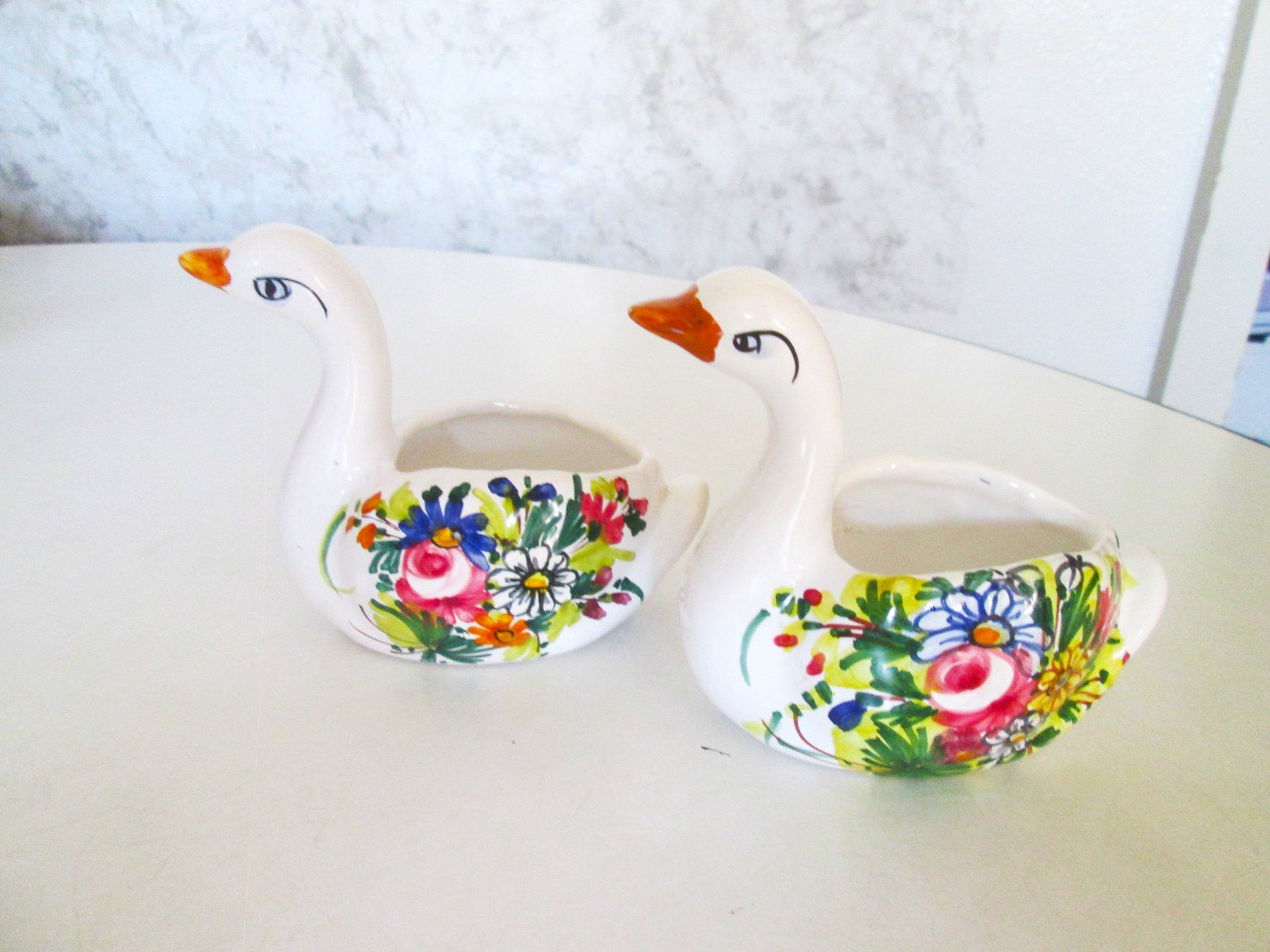 Statuette: 2 Castelli Keramik-Enten – Usato da Sementina venduto da babucia 2