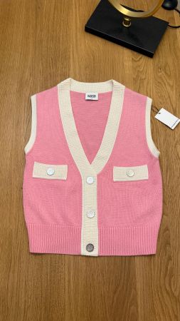 CLAUDIE PIERLOT Gilet Kaschmir Shirt Blouse TOP Wolle warm