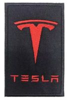 Tesla Aufnäher Badge Patch Model S E 3 X Y Cybertruck Musk