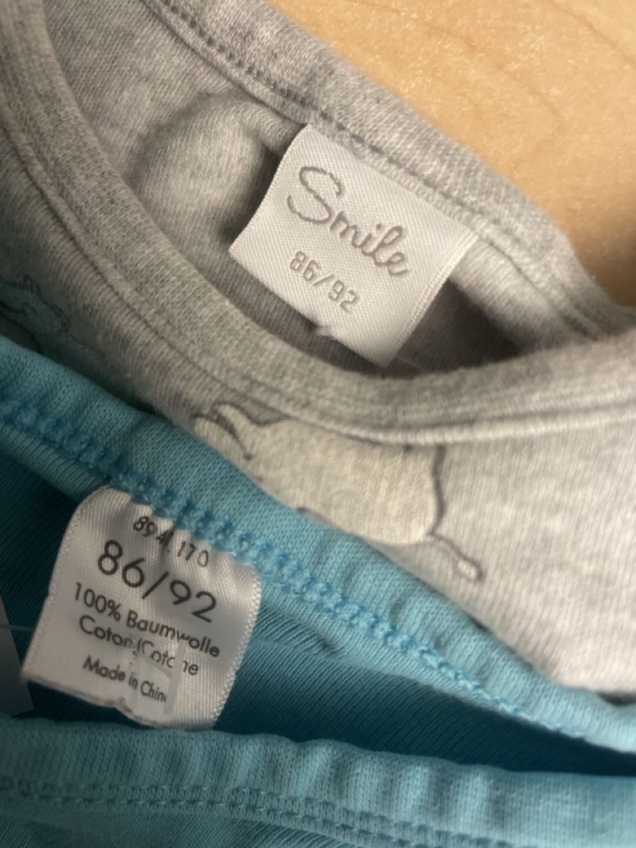 Migros Biancheria intima: 2 Migros Body kurzarm Grösse 86/92  Baumwolle – Usato da Obergerlafingen venduto da cabo4 1