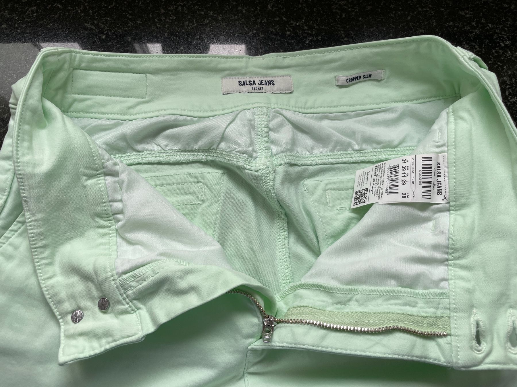Salsa Pantalons: Sommer Hose mintgrün Gr. 38 – Neuf avec emballage d'origine à Winterthur par seamaster1 3