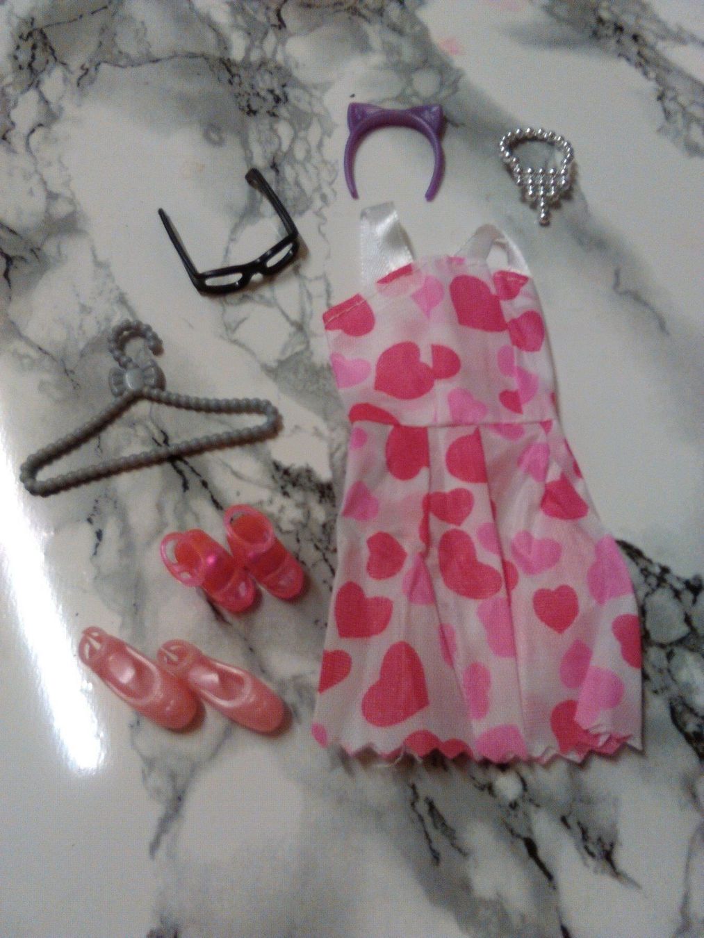Bambole: BARBIE KLEID;MIT ACCESSORIES – Nuovo (secondo la descrizione) da Basel venduto da bijoutrie_4 4