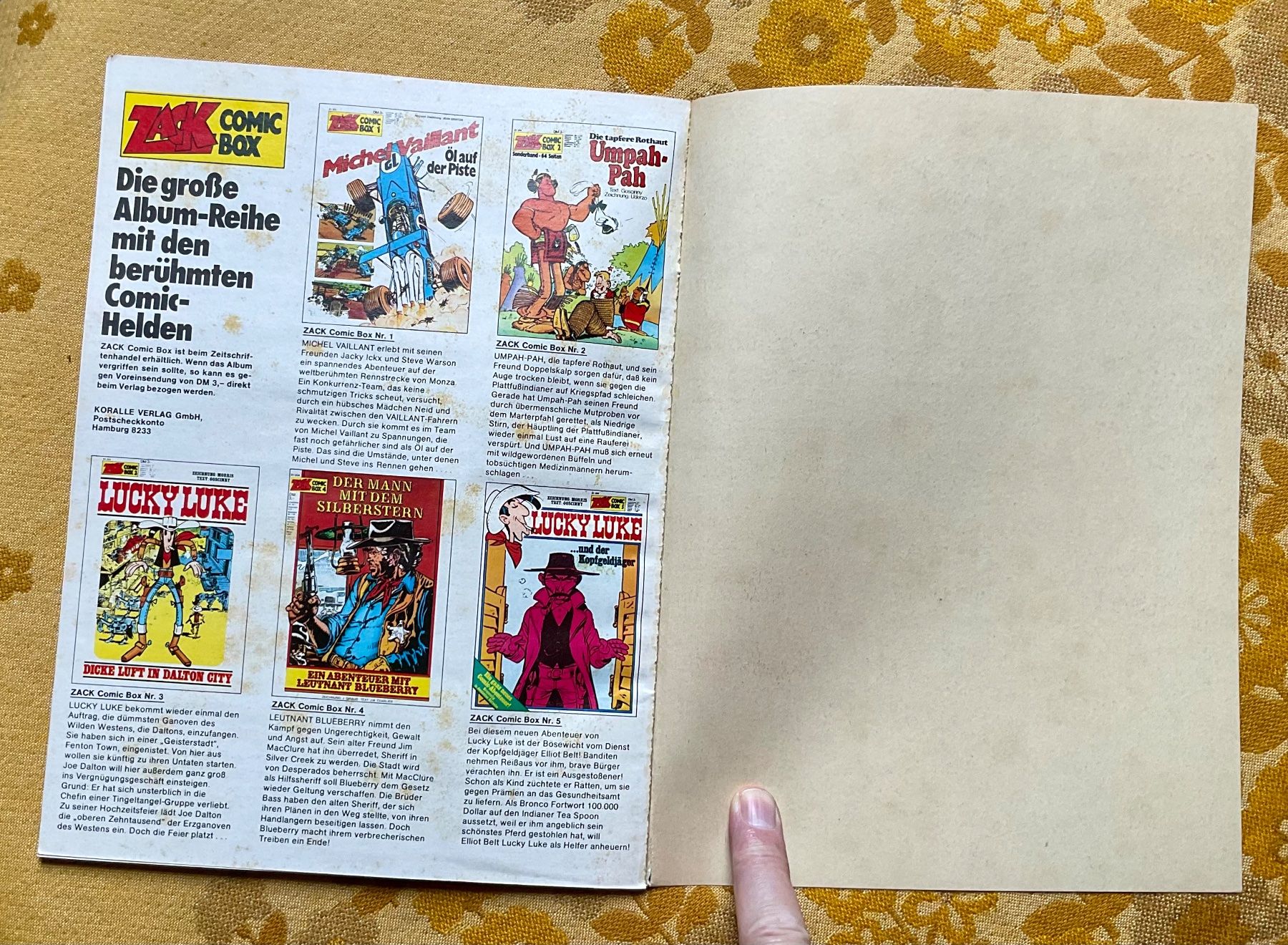 Comics: Zack Comic Box Band Nr 6 von 1973 – Gebraucht aus Endingen von nathan05 8