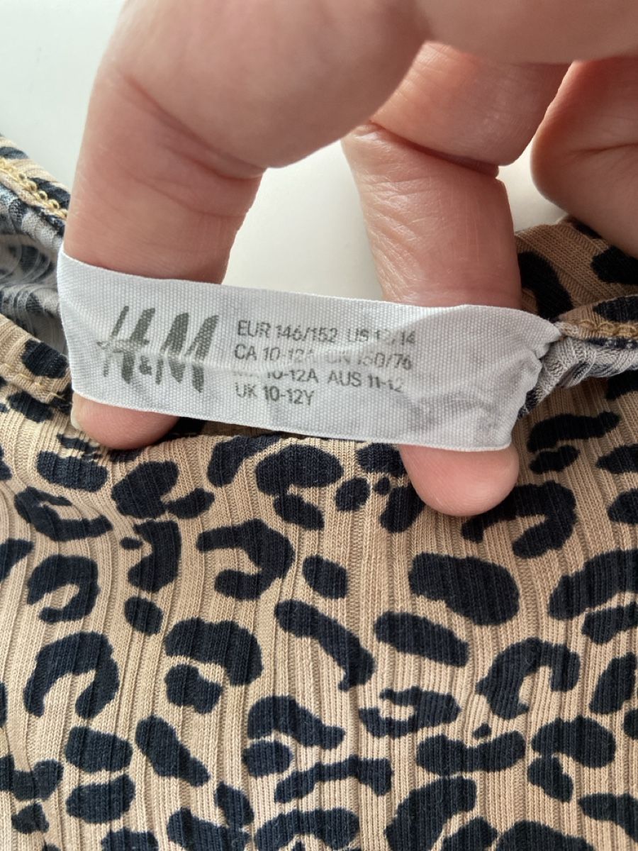 H&M Maglioni & Felpe: Animal Print Pullover 146/152 Stretch H&M – Usato da Luzern venduto da Nordischkind 1