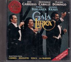 GALA LIRICA (CD) Montserrat Caballé, P. Domingo, J. Carreras