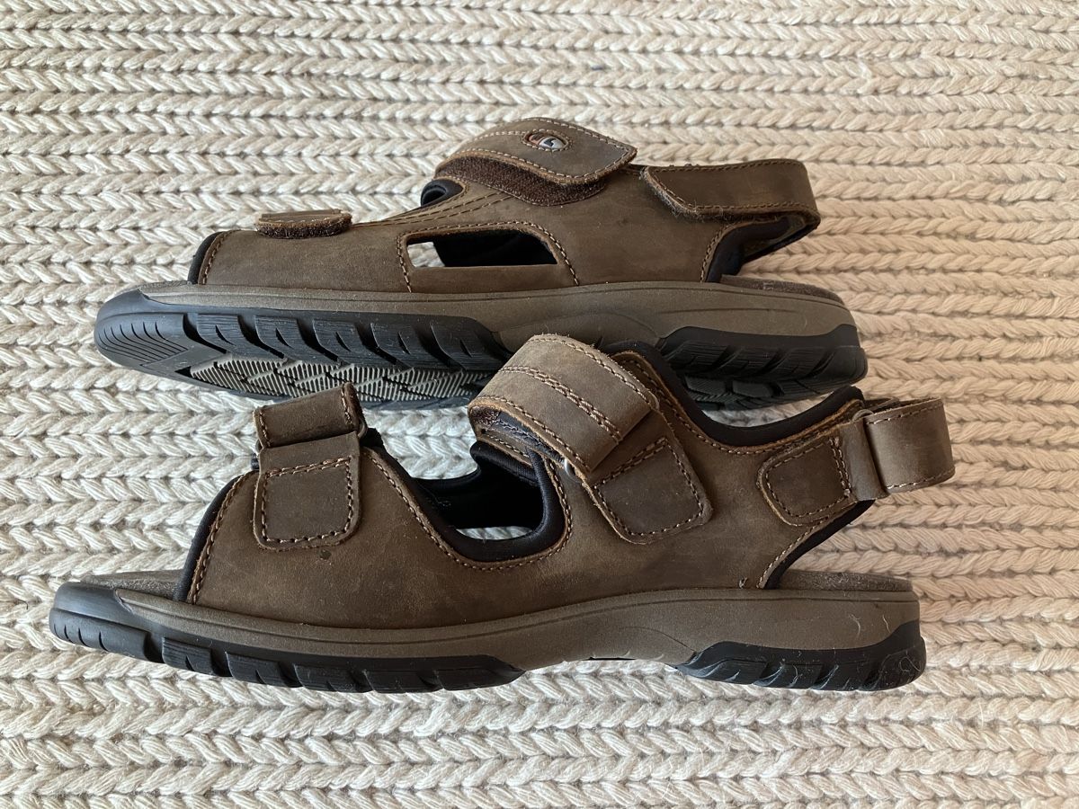 Scarpe da uomo: Waldläufer Leder Sandalen Harald 9 1/2 – Usato da Weiningen ZH venduto da moon-55