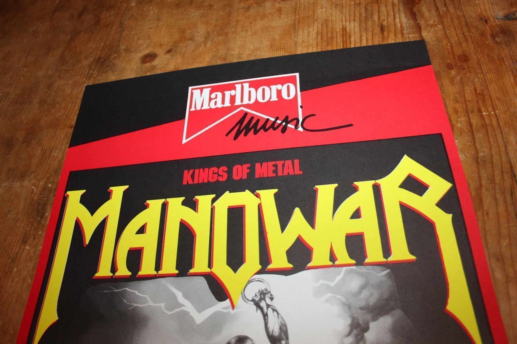 Schallplatten: MANOWAR drifter CONCERT ORGINAL PLAKAT 1989 – Gebraucht aus Pfaffhausen von mono_rec 3