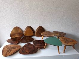 4 Nieren Tischli +8 Platten ohne Beine