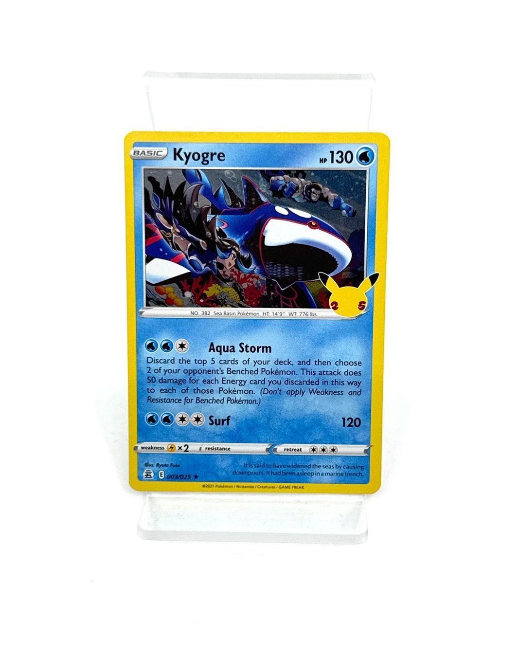 Pokémon Sammelbilder & Trading cards: Pokemon Kyogre 003/025 – Gebraucht aus Herisau von Pokemon2026