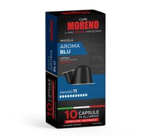 Moreno Aroma Blu Nespresso® kompatibel – 10er Pack in Alumin
