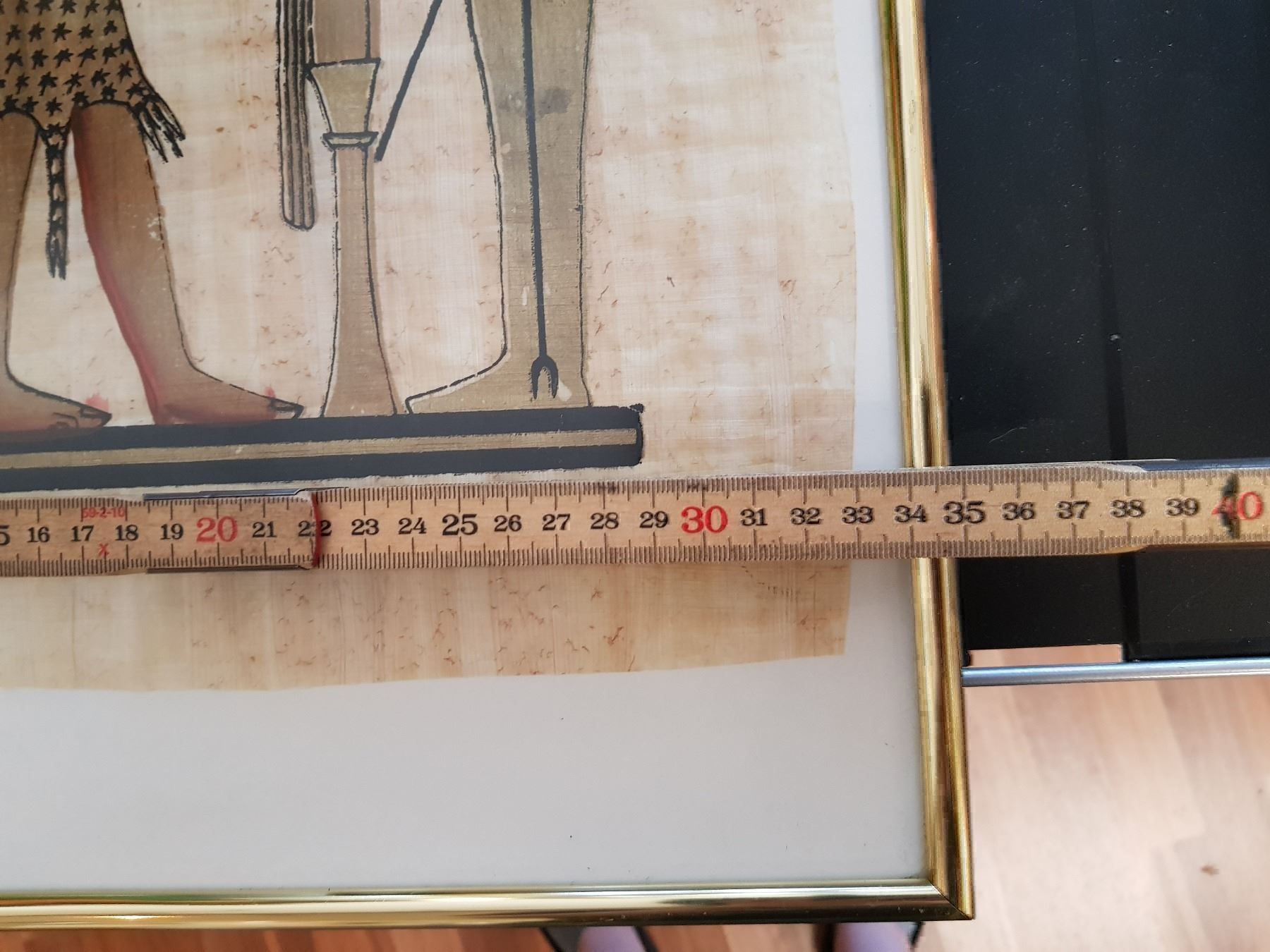 Foto & Immagini: Papyros mit Rahmen Ägypter und Zeichen K – Usato da Schwarzenburg venduto da Flamingo07 2