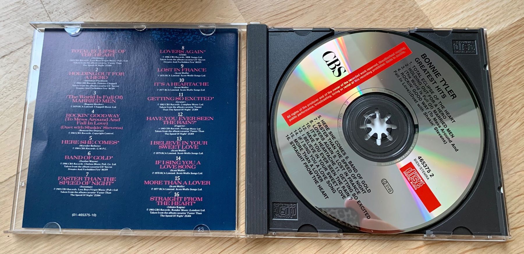 CDs: Bonnie Tyler Greatest Hits – Gebraucht aus Zürich von Fieber 1