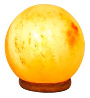Salzkristall-Kugel Lampe