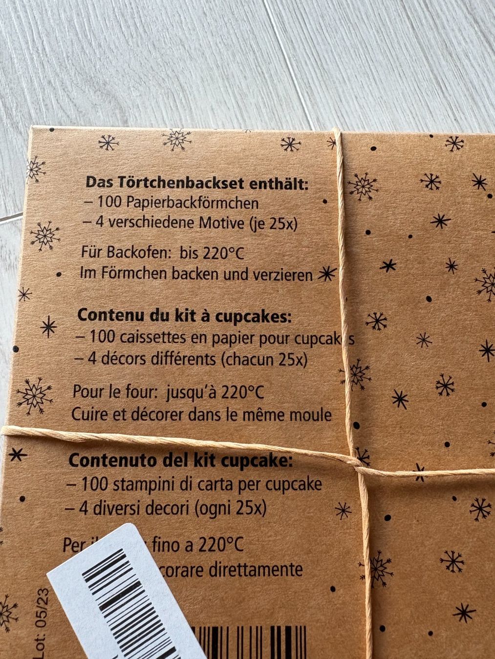 Teglie da forno: 1 Packung mit 100 Papierbackförmchen – Nuovo e nell'imballaggio originale da Mühleberg venduto da cupra80 1