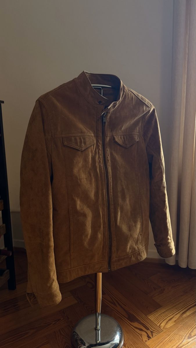 Jacken: Herren Wildlederjacke Suede braun  – Gebraucht aus Genève von SwissBoug 1