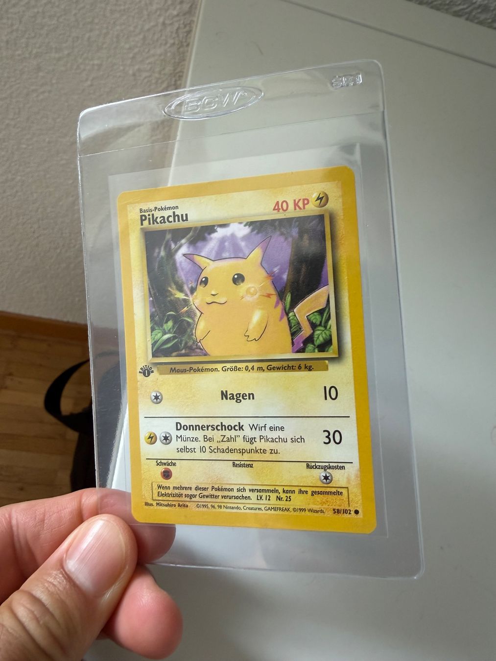 Pokémon Sammelbilder & Trading cards: Pikachu 1. Edition Base Set Mint ab 1.-!! – Gebraucht aus Kesswil von tim_t2rm 4