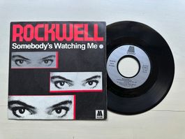 MICHAEL JACKSON Single Somebody's watching Rockwell differnt
