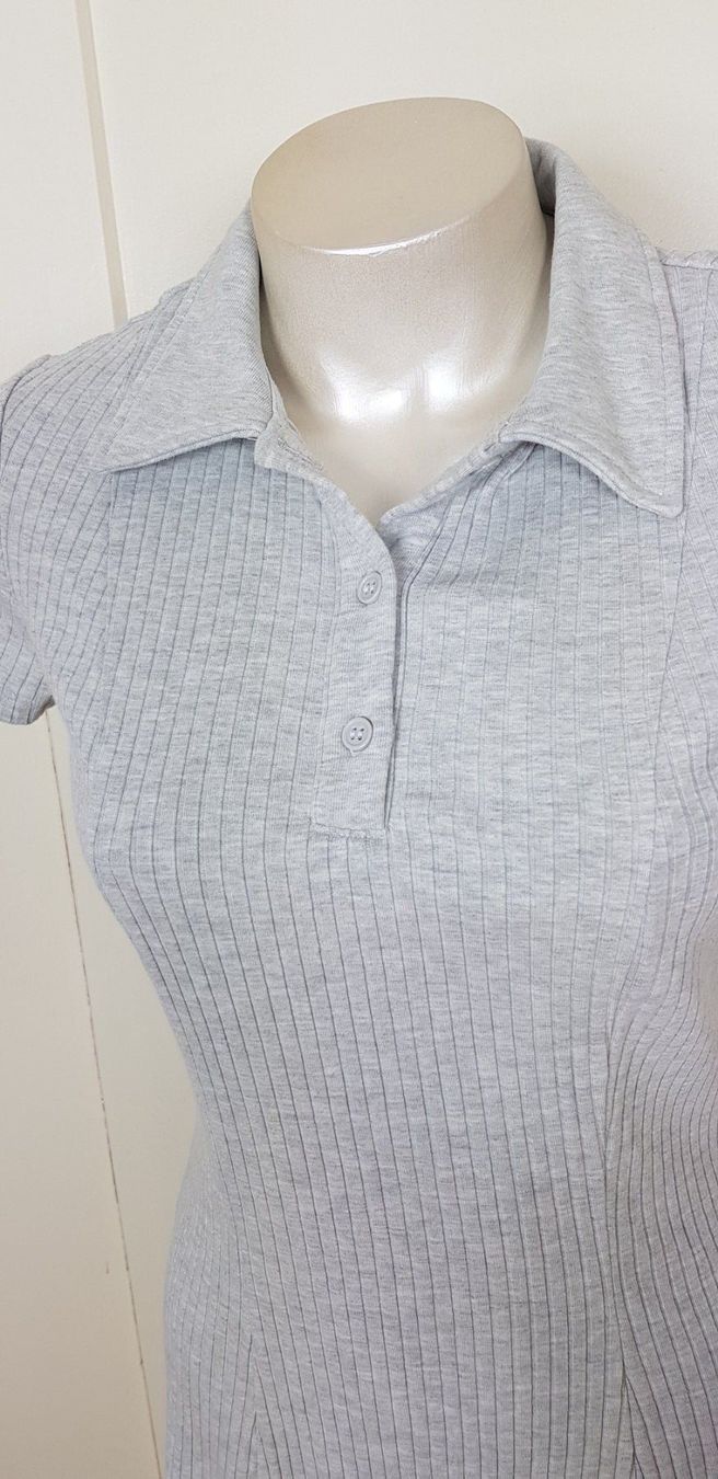 H&M Vestiti: Kleid, Rippshirt, Divided, Gr. S – Usato da Uster venduto da Astral 2