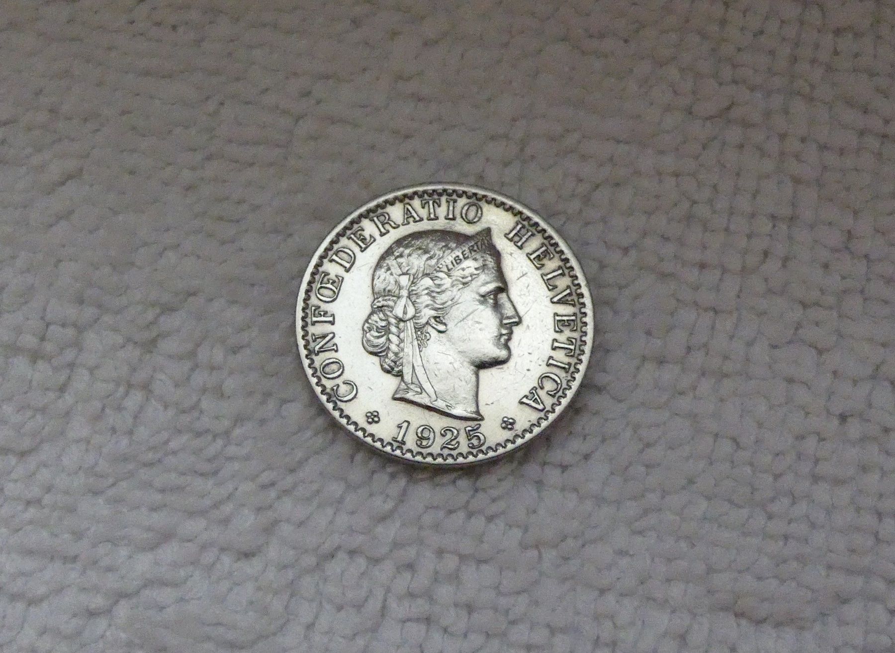 Tutti le monete: 20 centimes/rappen 1925 – Usato da Nyon venduto da Ilmi09