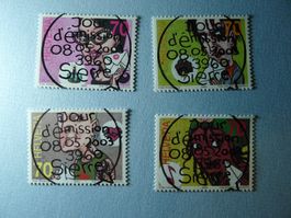 2003 Sondermarken Comics ET Vollstempel 1088-1091