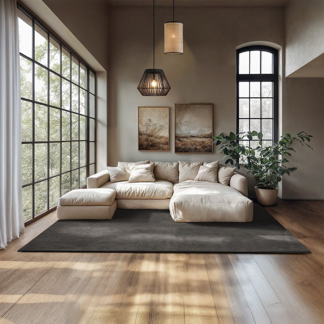 Teppiche: Kurzflorteppich Soft Zone anthrazit 200 x 290 cm – Neu (gemäss Beschreibung) aus Murten von Roland.Kemmer.AG 8