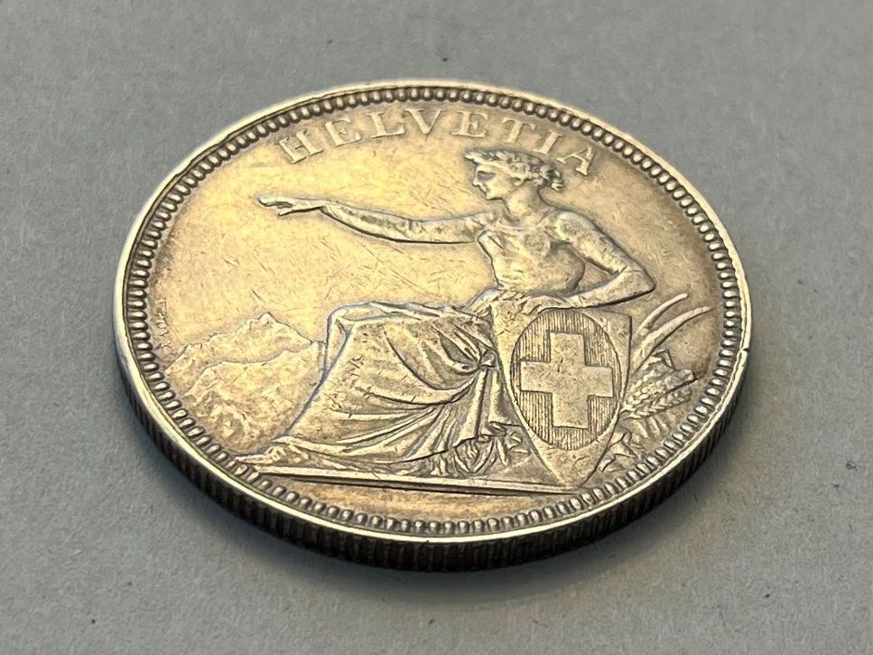 Toutes les monnaies: 5 Franken 1874 B. – D'occasion à Tägerwilen par Beata1sager 2