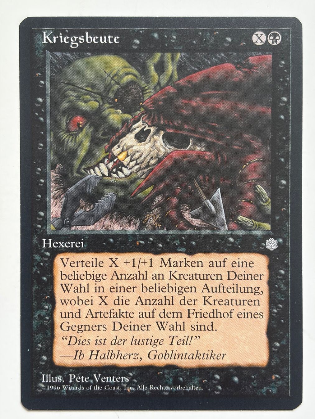 Magic The Gathering Carte collezionabili: Kriegsbeute - Ice Age – Usato da Bonstetten venduto da ddiederichs