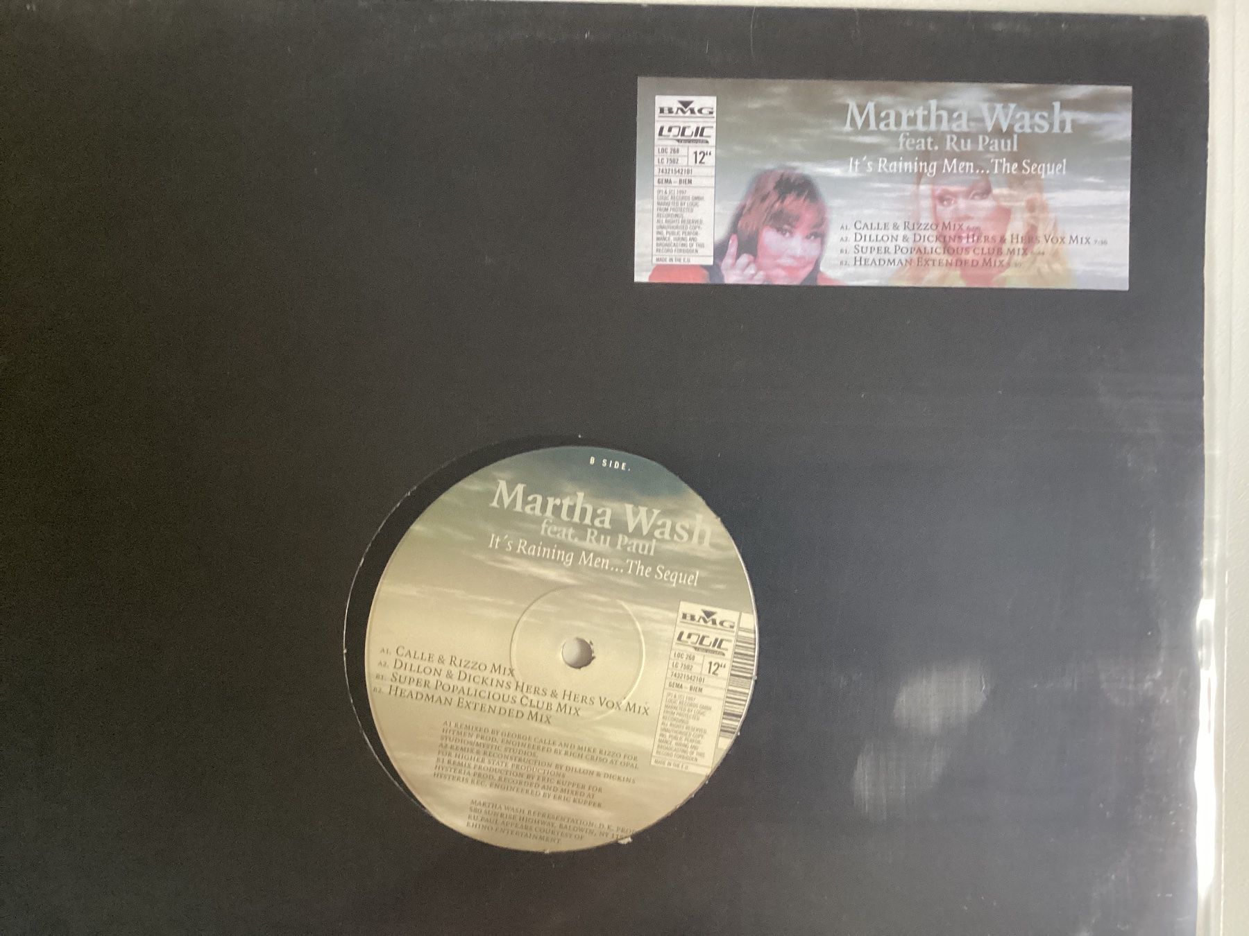 Dischi in vinile: Martha Wash Maxi-Single - Raining Man – Usato da Gutenswil venduto da Hamzian