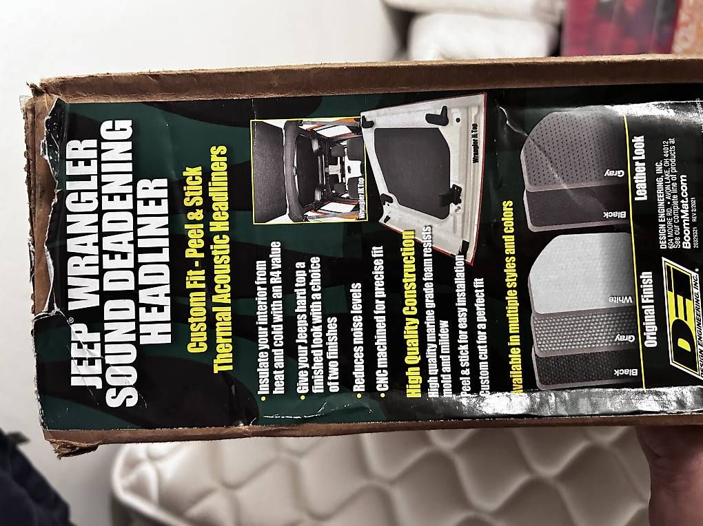 CDs: Sound Deandening Headlinger Jeep Gladiator – Gebraucht aus Bottenwil von Wikingerbraut