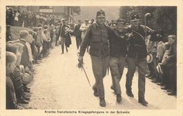 Schweiz Kranke französische Kriegsgefangene