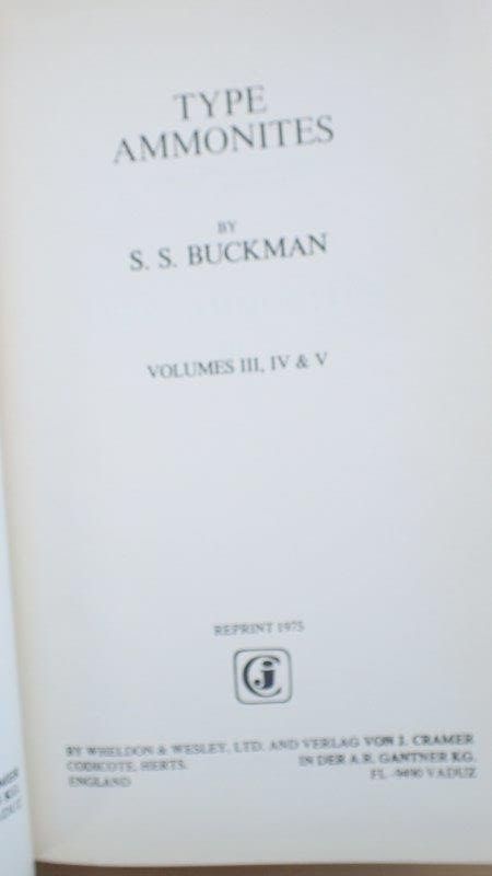 Libri: Type Ammonites von S.S, Buckman – Usato da Rickenbach BL venduto da Oktober68 5