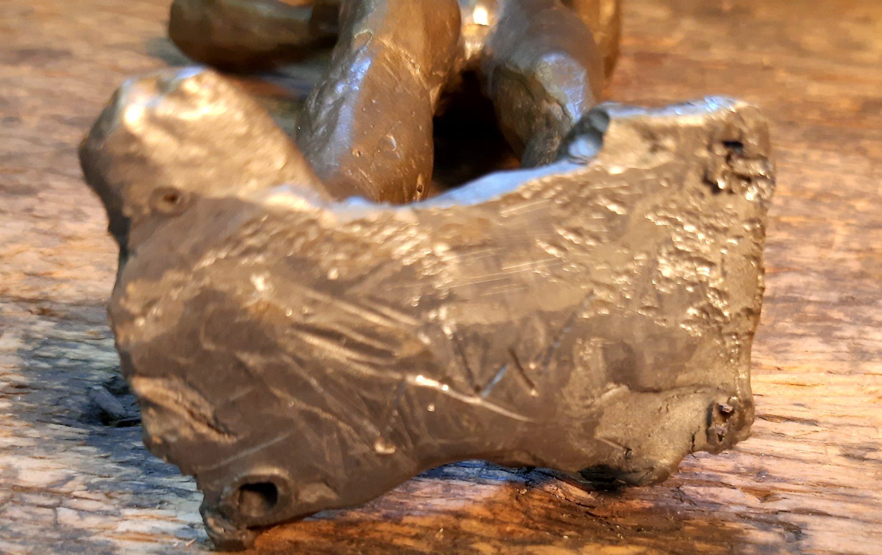 Sculptures & Statues: Blei Skulptur monogrammiert – D'occasion à Arbon par torso444 5