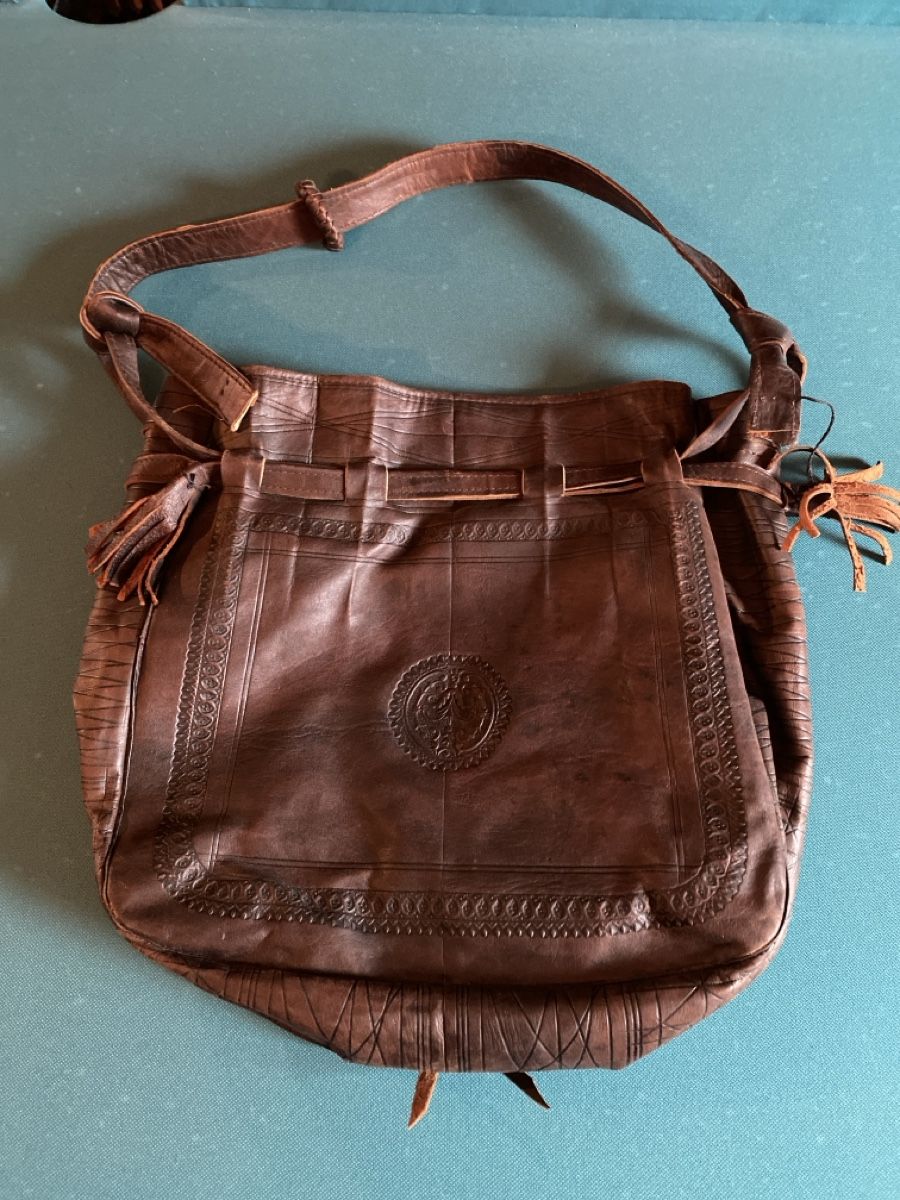 Borse: Vintage Lederhandtasche, im Ethnolook – Nuovo (secondo la descrizione) da Watt venduto da Willis4 1
