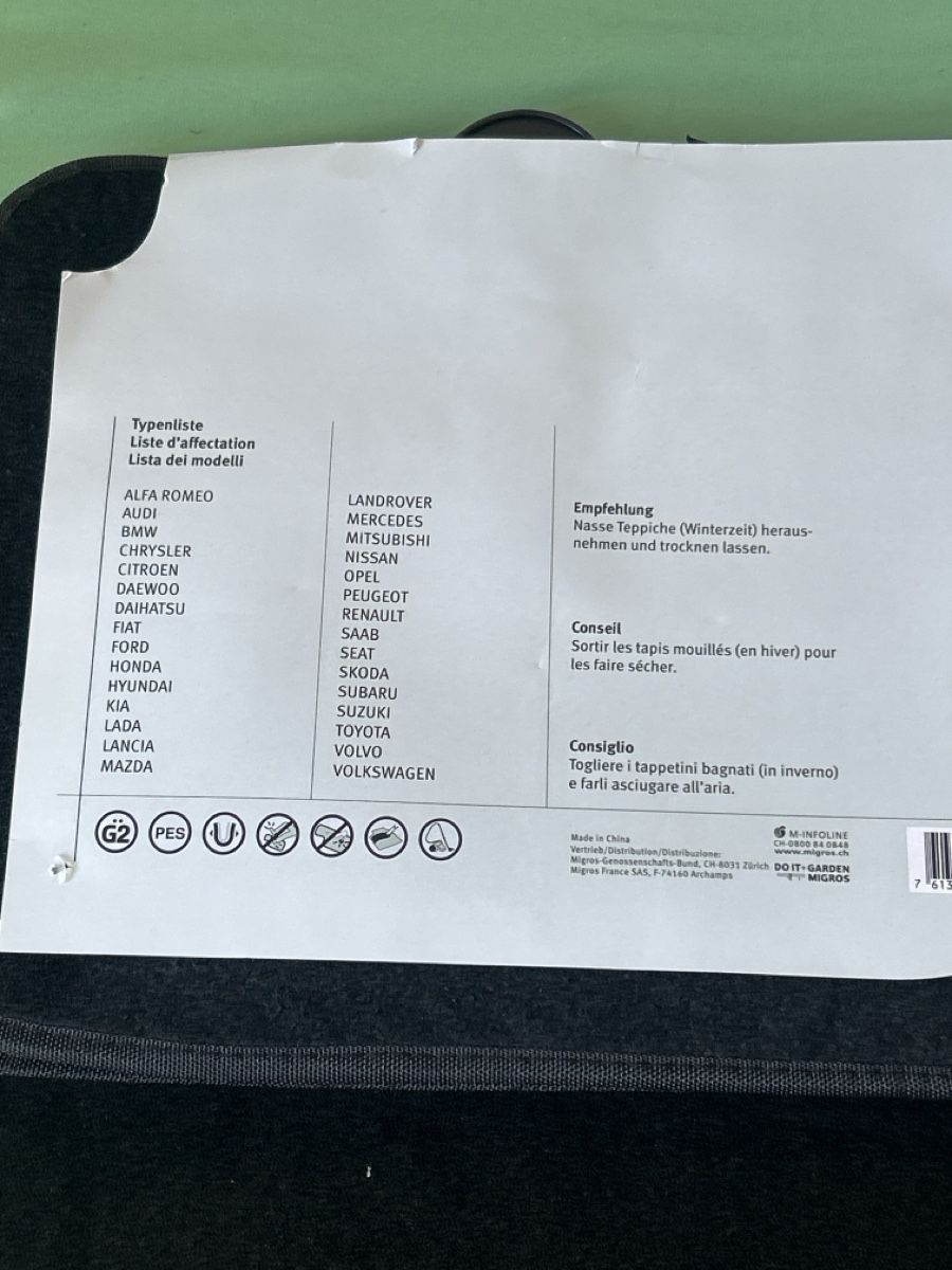 Tappeti & Tappetini: MioCar Auto-Teppichmatten-Set MAGIC 4-teilig L64B44(I21) – Nuovo (secondo la descrizione) da Neuenhof venduto da bro_9zsg 3