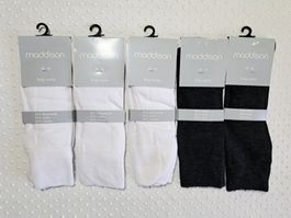 NEU! 5x Maddison Long Socks Socken Mix Gr. 39-42
