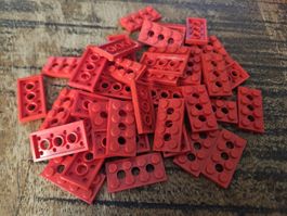 lego 3709 lot de 40 pièces Red Technic, Plate 2 x 4 with 3